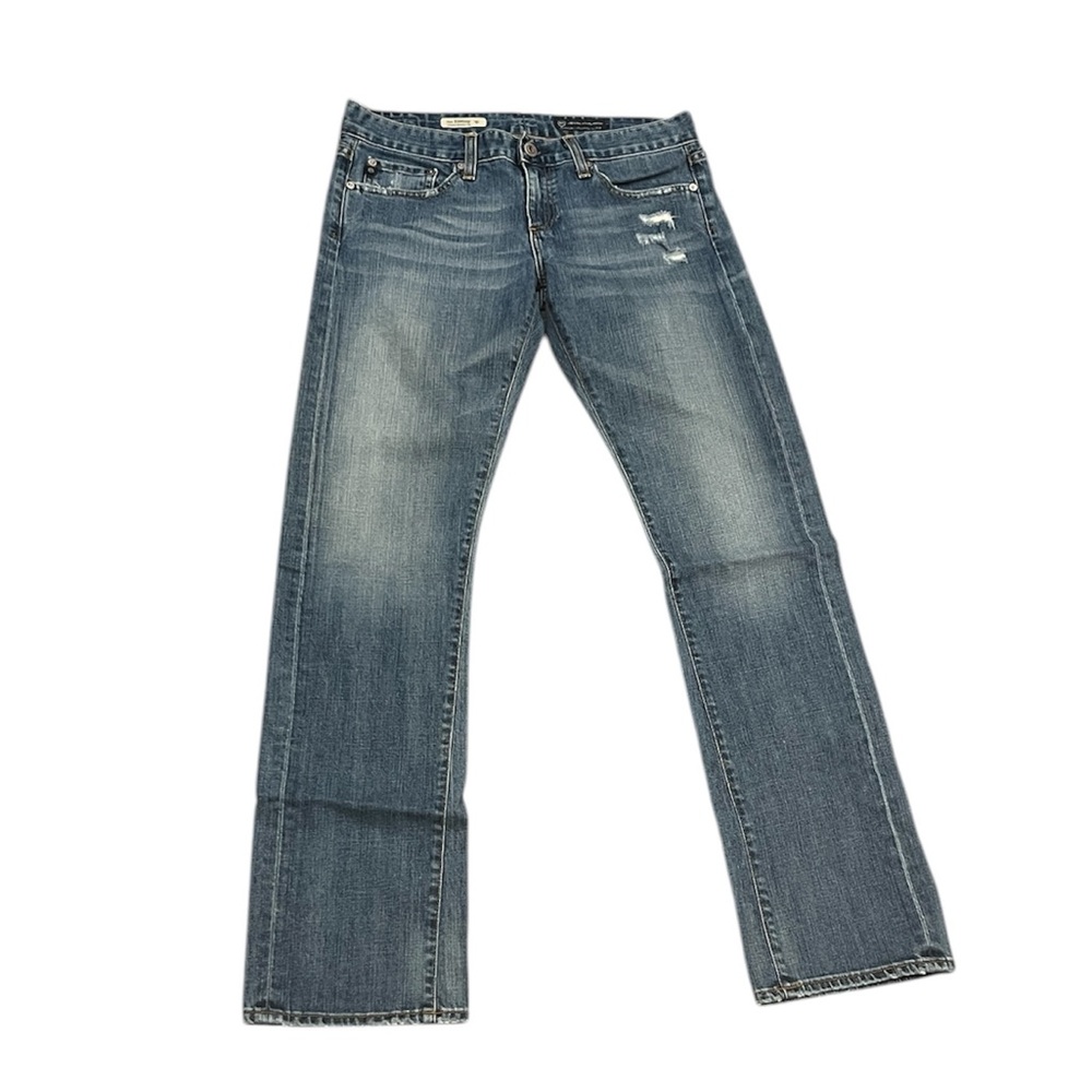 AG Adriano Goldschmied Blue Straight Leg Jeans